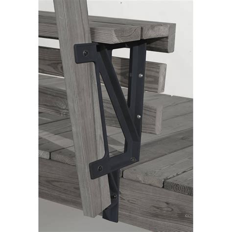 park bench metal brackets|cantilever bench brackets.